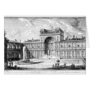 The Belvedere Court in the Vatican Rome