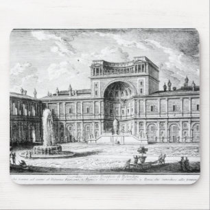 The Belvedere Court in the Vatican Rome Mouse Mat