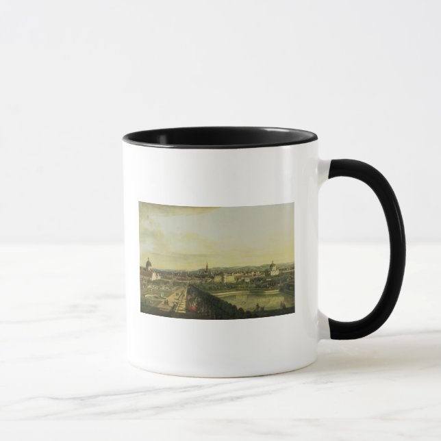The Belvedere from Gesehen, Vienna Mug (Right)