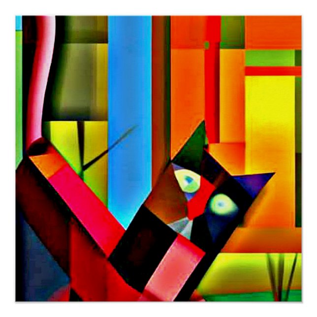 The Bemused Cat Poster (Front)