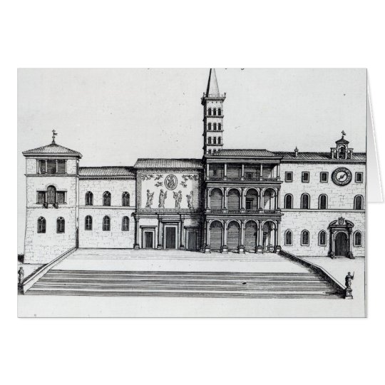 The Benediction Loggia of the Old Vatican Card