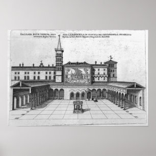 The Benediction Loggia of the Old Vatican Poster