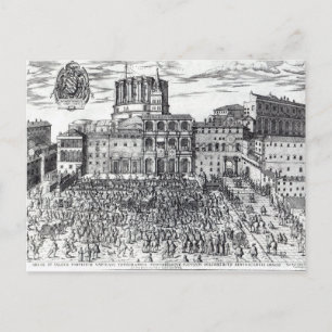 The Benediction of Pope Pius V Postcard