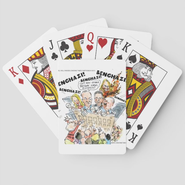 The Benghazi Shuffle Funny Playing Cards (Back)