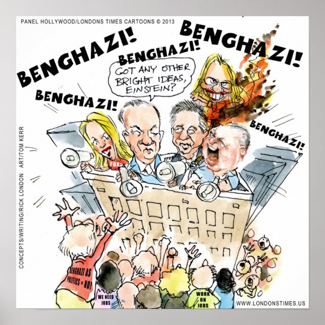 The Benghazi Shuffle Funny Poster (Front)