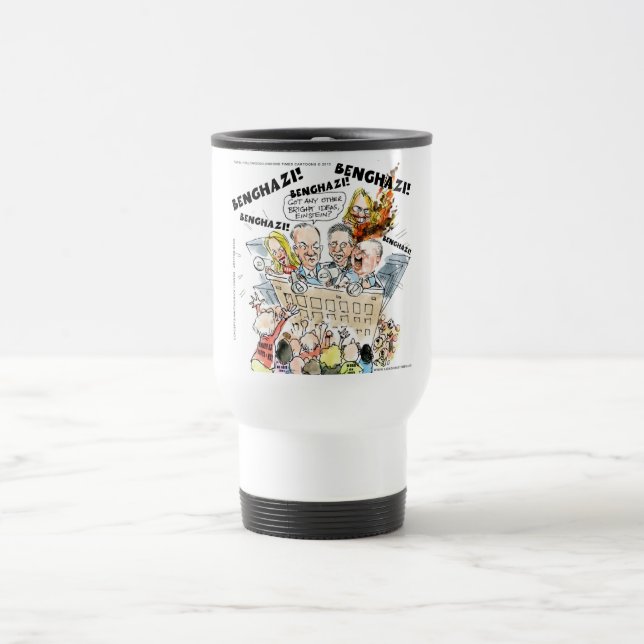 The Benghazi Shuffle Funny Travel Mug (Center)