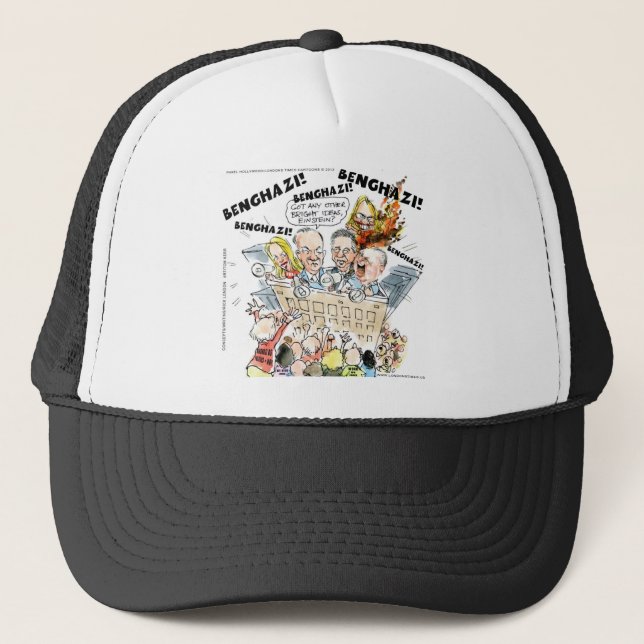 The Benghazi Shuffle Funny Trucker Hat (Front)