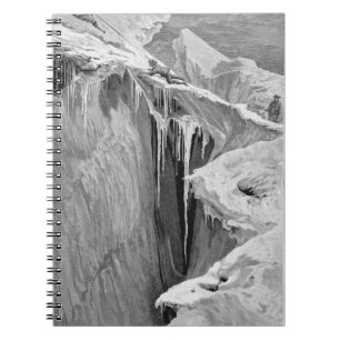 The Bergschrund on the Dent Blanche in 1865, from Notebook