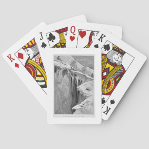 The Bergschrund on the Dent Blanche in 1865, from Playing Cards