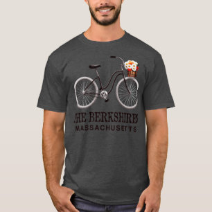 The Berkshires Massachusetts Bike Flowers Basket S T-Shirt