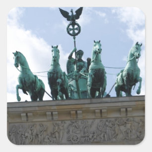 The Berlin Gate in City Centre - Brandenburg Square Sticker
