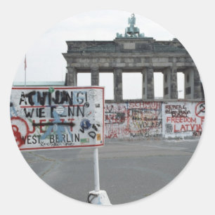 The Berlin Wall Classic Round Sticker
