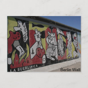 The Berlin Wall Postcard