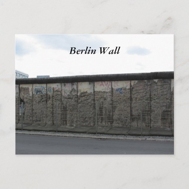The Berlin Wall Postcard (Front)