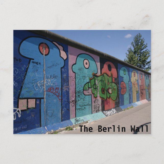 The Berlin Wall Postcard (Front)