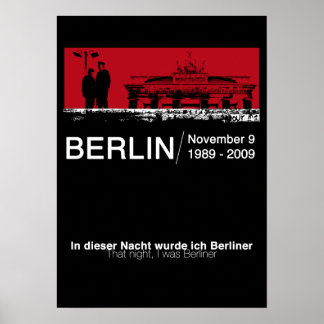 The Berlin Wall Poster