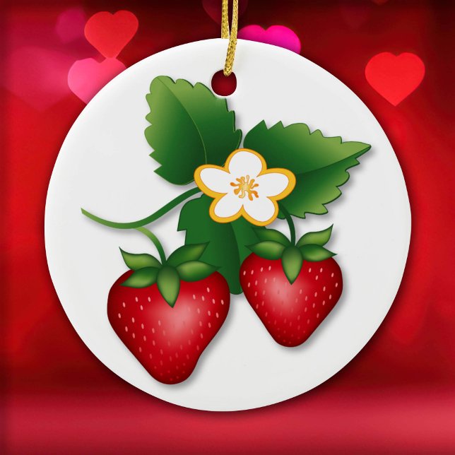 The Berry Best Strawberry Ceramic Tree Decoration (The Berry Best Strawberry Ceramic Ornament -front -
For your kitchen or special garden. )
