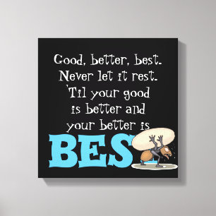 The Best 12" x 12", 1.5", Single Canvas Print