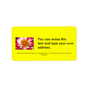 The best and most beautiful things in this world.. label