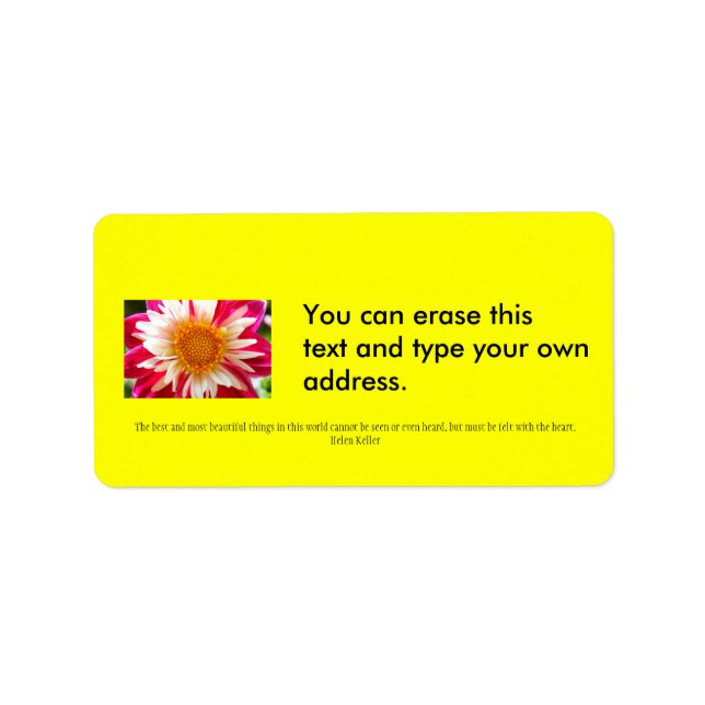 The best and most beautiful things in this world.. label (Front)