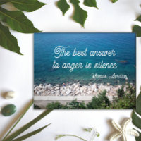 The best answer is silence latin wisdom poster