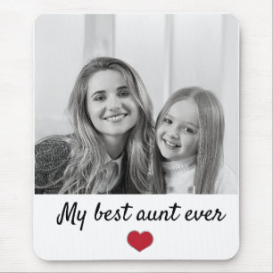 the best aunt in the world mouse mat
