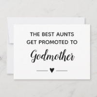 The Best Aunts Get Promoted To Godmother