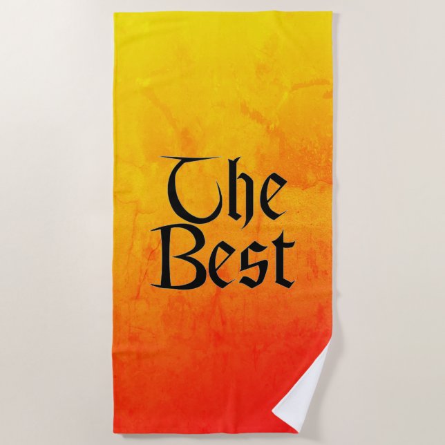 The Best beach towel (Front)