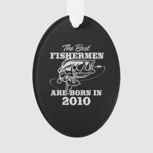 The best birthday gift for 2010s Fisherman Fishing Ornament