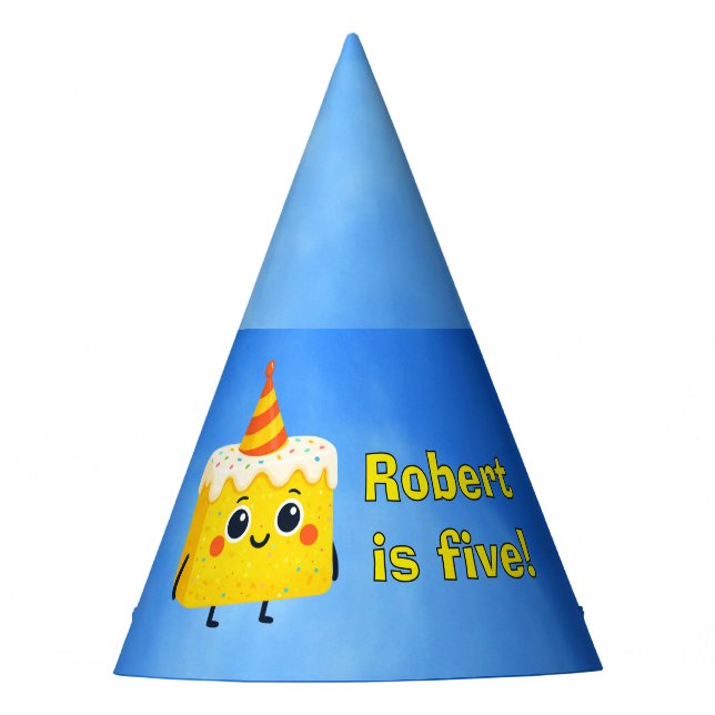 The Best Birthday Party Cake Hat (Front)