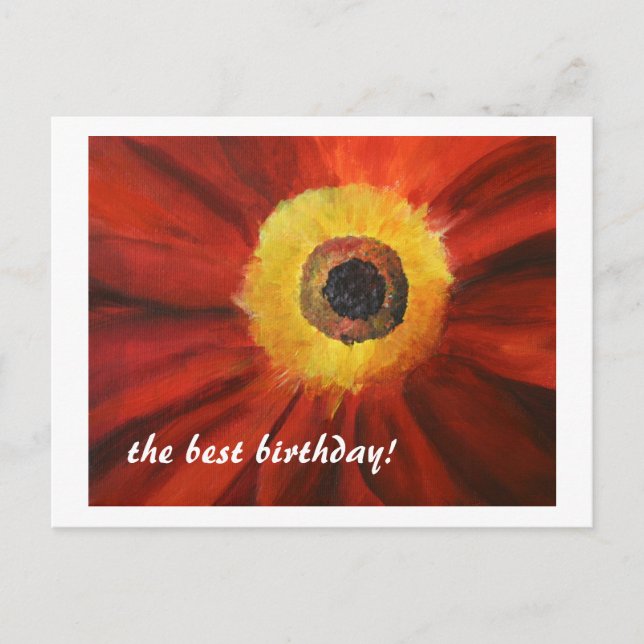The best birthday Postcard (Front)
