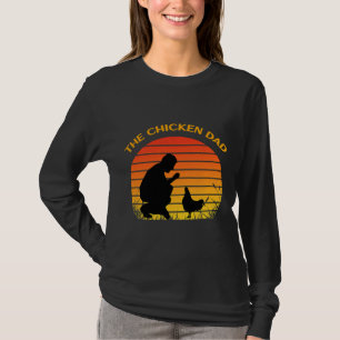 The Best Chicken Dad Vintage Retro T-Shirt
