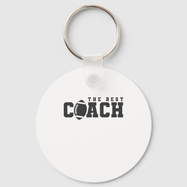 The Best Coach Football Spiel Amerika Sport Key Ring (Front)