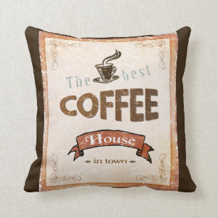 The Best Coffee House Cushion
