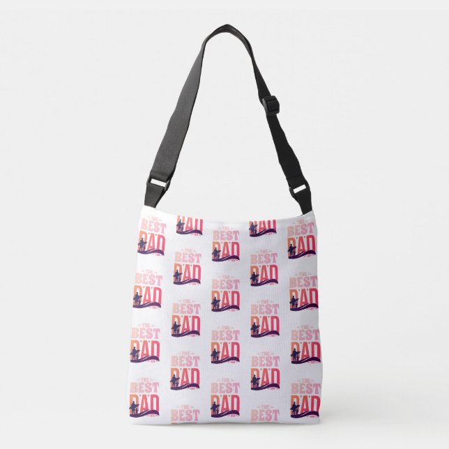 The Best Dad Ever Crossbody Bag (Front)