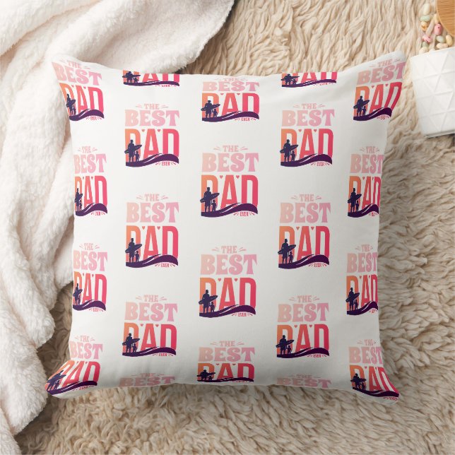 The Best Dad Ever Cushion (Blanket)