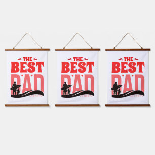 The Best Dad Ever Hanging Tapestry