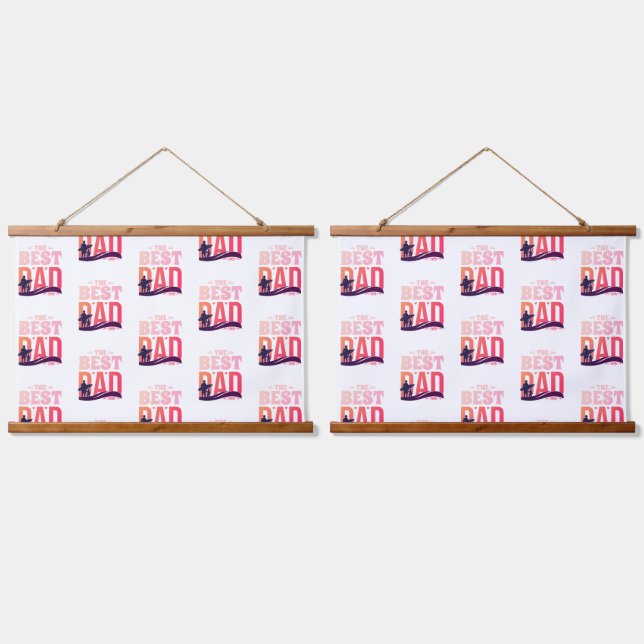 The Best Dad Ever Hanging Tapestry (Double)