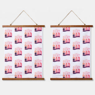 The Best Dad Ever Hanging Tapestry