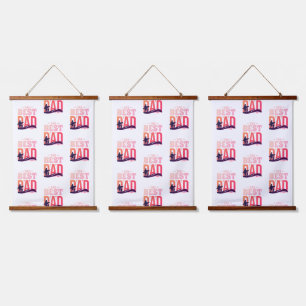 The Best Dad Ever Hanging Tapestry