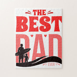The Best Dad Ever Jigsaw Puzzle