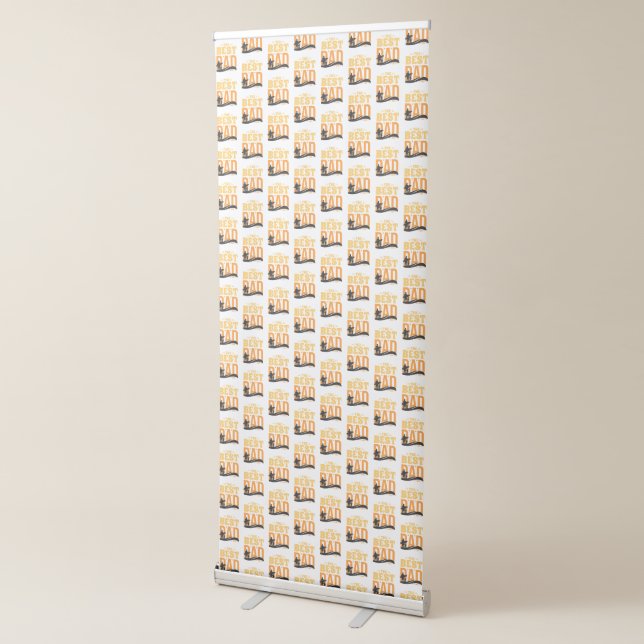 The Best Dad Ever Retractable Banner (3/4)