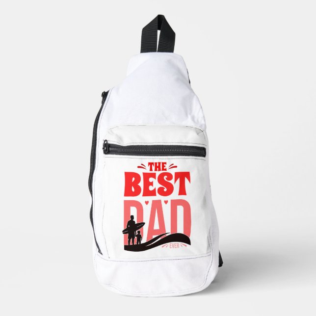 The Best Dad Ever Sling Bag (Front)
