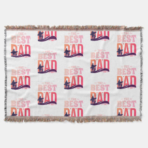 The Best Dad Ever Throw Blanket
