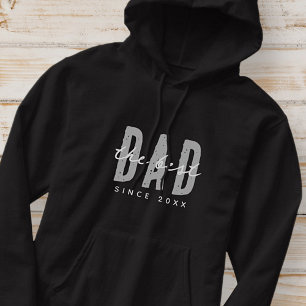 The Best Dad Since 20XX Modern Simple Preppy Hoodie