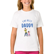 The Best Daddy Cute Father and Child Father’s Day