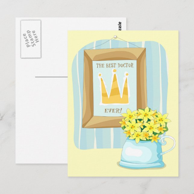 The Best Doctor Ever  Postcard (Front/Back)