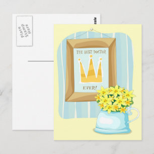 The Best Doctor Ever  Postcard