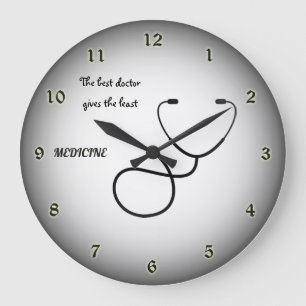 THE BEST DOCTOR LARGE CLOCK
