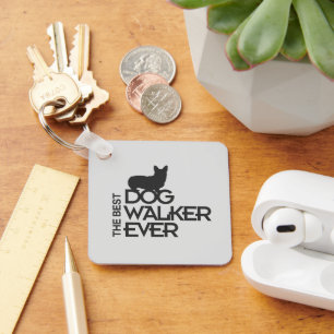 The Best Dog Walker Ever Customisable Photo Key Ring